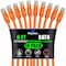 Maximm Cat6 Ethernet Cable 6ft 10Gbps 550MHz UTP, 10PK, Orange, 10PK CAT6CCA-6OR10PK - alternate 1