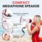 Pyle Pyle Lightweight 30-Watt Megaphone Bullhorn - Adjustable Volume, Built-in Siren, 800-Yard Range PMP30 - alternate 5