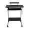 Homeroots 29" Graphite Wood and Stainless Steel Computer Desk 723728 - alternate 8