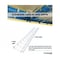 Kable Kontrol Wire Mesh Cable Tray, 24in W x 6in D x 10ft L, Electro-Zinc Resistant Steel, Chrome Finish KK-24X6X10-EZ - alternate 6