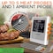 Nutrichef Wireless Meat Thermometer with 2 Stainless Steel Probes, Bluetooth and WiFi Smartphone App for NCWIRBBQ007 - alternate 5