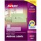 Avery Matte Clear Address Labels, Sure, PK1000 5661 - alternate 1