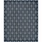 Homeroots 6' X 9' Navy Blue And Ivory Geometric Indoor Outdoor Area Rug 572906 - alternate 1
