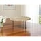 Homeroots 15" Light Brown And Black Round Solid Wood Handmade Riser Tray 609087 - alternate 8