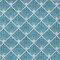 Homeroots 10' X 14' Teal Blue And Ivory Geometric Washable Indoor Outdoor Area Rug 594748 - alternate 9