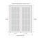 Sartodoors Sliding Closet Bypass Doors with Hardware Planum 1010 Black 48x96 (2* 24x96) Solid Core PLANUM1010DBD-BLK-4896 - alternate 6
