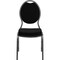 Flash Furniture Hercules Banquet Chair, Black Back, 17-1/2 in W 21" L 37-3/4" H, Fixed, Fabric Seat FD-C04-SILVERVEIN-S076-GG - alternate 1