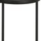 Homeroots 20" Black And Clear Glass And Steel Round End Table 543819 - alternate 8