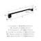 Amerock Revitalize Matte Black Traditional 18 in 457 mm Towel Bar BH36033MB - alternate 5