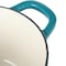 Crock-Pot Artisan 3 Quart Enameled Cast Iron Saucepan with Lid in Teal and Silver 137372.02 - alternate 5