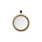 Homeroots 44" Brown Round Wood Framed Rope Hanging Accent Mirror 376439 - alternate 1
