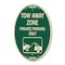 Signmission Tow Away Zone - Private Parking Only With Ca, 12 In X 18 In Architectural, Heavy Gauge Aluminum A-OV-G-1218-22802 - alternate 1