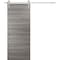 Sartodoors Sturdy Barn Door with Hardware, Planum 0010 Ginger Ash, 6.6FT Rail Hangers Heavy Set, Modern Solid PLANUM0010BD-S-GA-30 - alternate 7