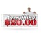 Signmission Everything 20 Dollars, 48 Inch x 120 Inch, Vinyl Banner B-120-30568 - alternate 5