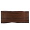 Homeroots 72" Dark Brown Solid Wood Removable Leaf Double Pedestal Base Extendable Dining Table 554341 - alternate 10