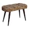 Homeroots 31in Brown Solid Wood Storage Bench With Cabinet 718242 - alternate 10