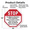 Signmission Stop You Must Be Wearing a Face Cov, 10 Inch X 10 Inch, Plastic Sign OC-P-10-53 - alternate 6