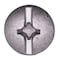Auveco Duo-Drive Truss Head License Plate Screw 14mm Head Diameter, 50PK 19777 - alternate 2