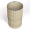 Happimess Cecil Modern 4.13-Gallon Natural Wicker Cylinder Waste Basket, Natural/Silver HPM1100B - alternate 8