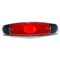 Grote Lighting 2in Red Rectangular Clearance Marker Replacement Lens with Built-in Reflector 90072 - alternate 4