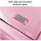 Acrimet Facility 3 Tier Letter Tray Side Load Letter Size Desktop File Organizer Plastic Clear Pink 255.8 - alternate 6