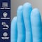 Safety Zone Nitrile Powder Free 8 mil Exam Gloves - Blue, Sm - Case of 1000 EPW442 - alternate 4
