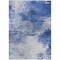 Homeroots 5' X 8' Denim Blue And Sky Blue Abstract Washable Indoor Outdoor Area Rug 577704 - alternate 8