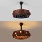 Jonathan Y Cassidy 23" 6-Light Modern Bohemian 6-Speed Metal/Rattan Mobile-App/Remote-Controlled Height-Adjusta JYL9728A - alternate 10
