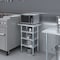 Amgood 18in D x 24in L Stainless Steel Table, Three Undershelves AMG WT-1824-3SH-Z - alternate 8