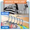 Lifemaster Plastic Kids Clothes Hanger, Children Clothes Hanger with Shoulder Notch, 11.6 Inch Space-Saving LMPKH50GY - alternate 4