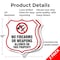 Signmission No Guns Shield Sign No Firearms Or Weapo, 12 inch X 12 inch, Plastic Sign, 2PK SHI-P-2PACK-12-395 - alternate 6