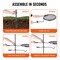 Vevor 24" Heavy Duty Folding Campfire Grill Portable Grate Open Flame Cooking KZ001 - alternate 6