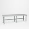 Pucel Workbench with Back and EndsTop, 28 in D x 120 in L x 34 in H Putty B-28120-34 - alternate 1
