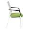 Office Star Products 8810W ProGrid Mesh Back Visitors Chair, White / Green 8810W-6 - alternate 5