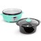 Megachef 3.7 Quart Oval Electric Slow Cooker in Turquoise MCSC-OV350T - alternate 6