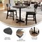 Flash Furniture Commercial 31.25" Black Faux Marble HPL Tabletop with Black Table Height X Base ST-RD31-BKMAR-T2222-GG - alternate 10