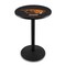 Holland Bar Stool Co 36" Blk Wrinkle Oregon State Pub Table, 36" dia. Top L214B3636OregSt - alternate 1