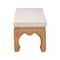 Bali & Pari Abena Ming Style Natural Rattan Bench 260-14214-ZORO - alternate 7
