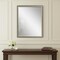 Homeroots 30" Silver Solid Wood Framed Accent Mirror 632823 - alternate 4
