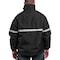 Game Workwear Men's Open bottom jacket, Heavyweight Taslan Nylon Shell, Full Zip to Top of Collar, Black, M 9250 - alternate 4