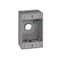 Sigma Engineered Solutions New Work 18.3 cu in Rectangle Metallic 1 gang Weatherproof Box Gray 14253-5 - alternate 1