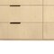 Homeroots 56" Natural Solid Wood Six Drawer Dresser 620849 - alternate 16