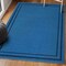 Jonathan Y Sloane Classic 2-Stripe Border Non-Slip Machine-Washable Blue/Navy 8 ft. x 10 ft. Area Rug WSH125E-8 - alternate 8