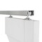 Renin Pocket Door Hardware Track Set, Aluminum, 36 in W, 72 in H PD100-07200-AL - alternate 4