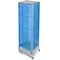 Azar Displays Four-Sided Pegboard Tower Floor Display, Rotating Wheeled Base, 16 in W x 67 in H, Blue 700407-BLU - alternate 1