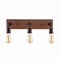 Jonathan Y Corbett 22.13" 3-Light Rustic Farmhouse Iron LED Vanity, Oil Rubbed Bronze/Brown Wood Finish JYL1325A - alternate 11