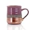 Gibson Home Copper Tonal 4 Piece 18 Ounce Round Stoneware Mug Set in Assorted Colors 126937.01 - alternate 9