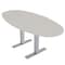 Skutchi Designs 6 Person Conference Table With Power Unit | 6' Boval Table | Harmony Series HAR-BOVL-36X72-T-K458-NA - alternate 1