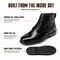 Handpoint Mens 6 in Soft Toe Lace-Up Work Boots-Black Full Grain Leather Dress Safety Boots, KEVLAR, 8 RV4102-EE-8 - alternate 9