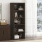 Manhattan Comfort Rivington 28in Open Bookcase in Dark Walnut BC003-BR - alternate 1